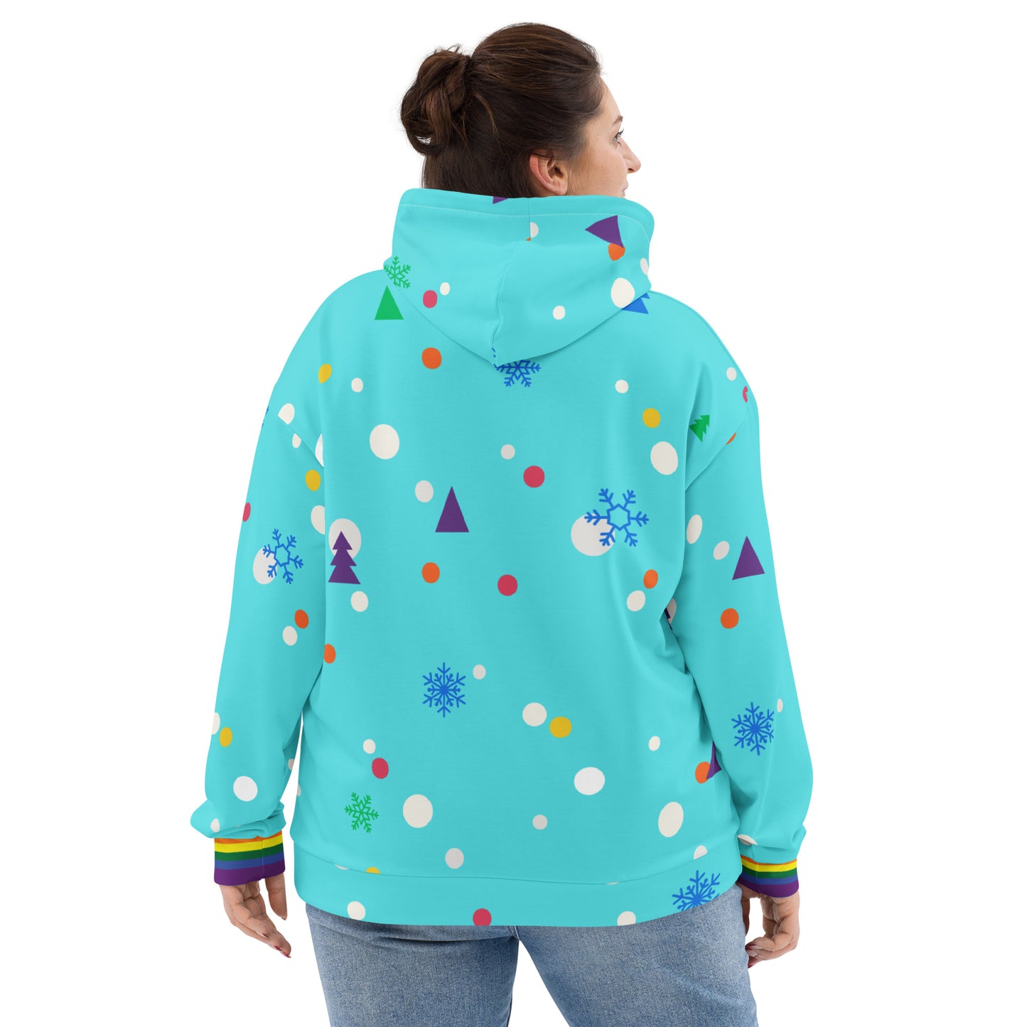 Holi-Queers Ugly Holiday Pride Hoodie