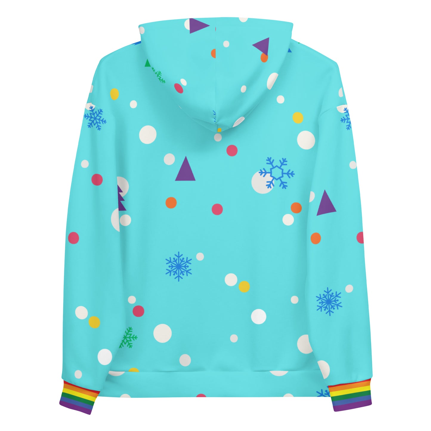 Holi-Queers Ugly Holiday Pride Hoodie