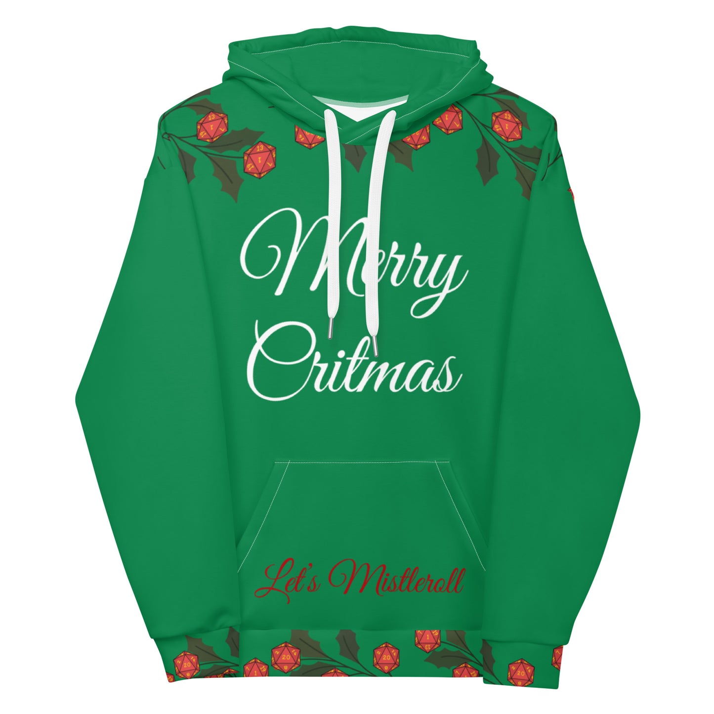 Merry Critmas Ugly Holiday Tabletop Hoodie