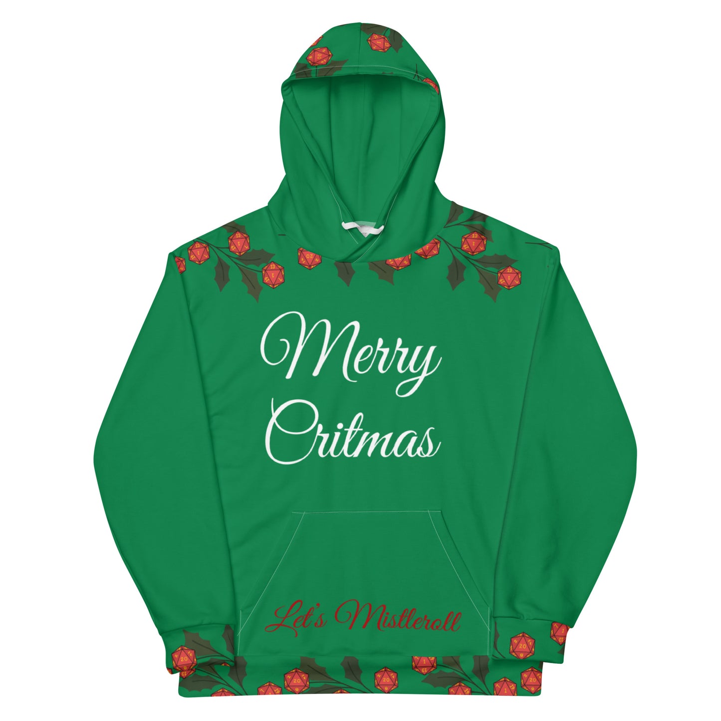 Merry Critmas Ugly Holiday Tabletop Hoodie
