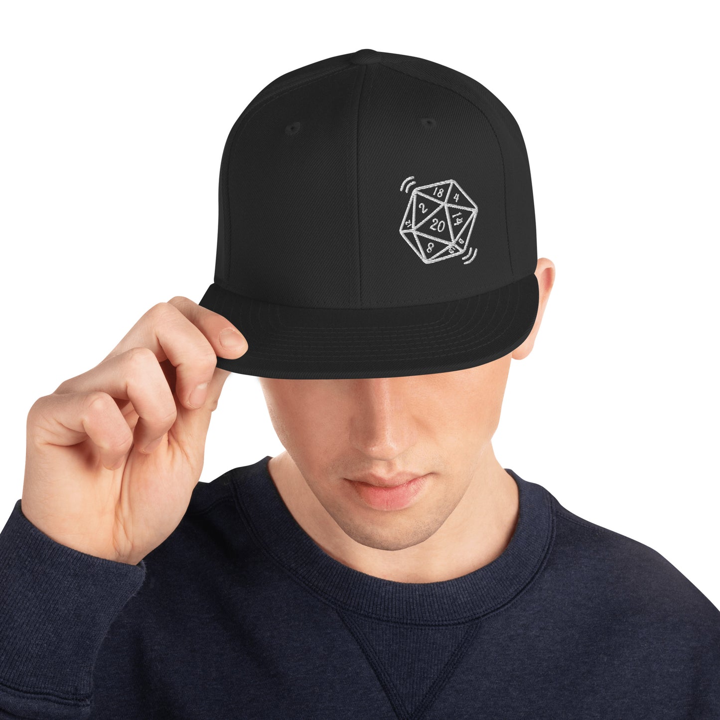 Nat D20 Tabletop Gaming Snapback Hat