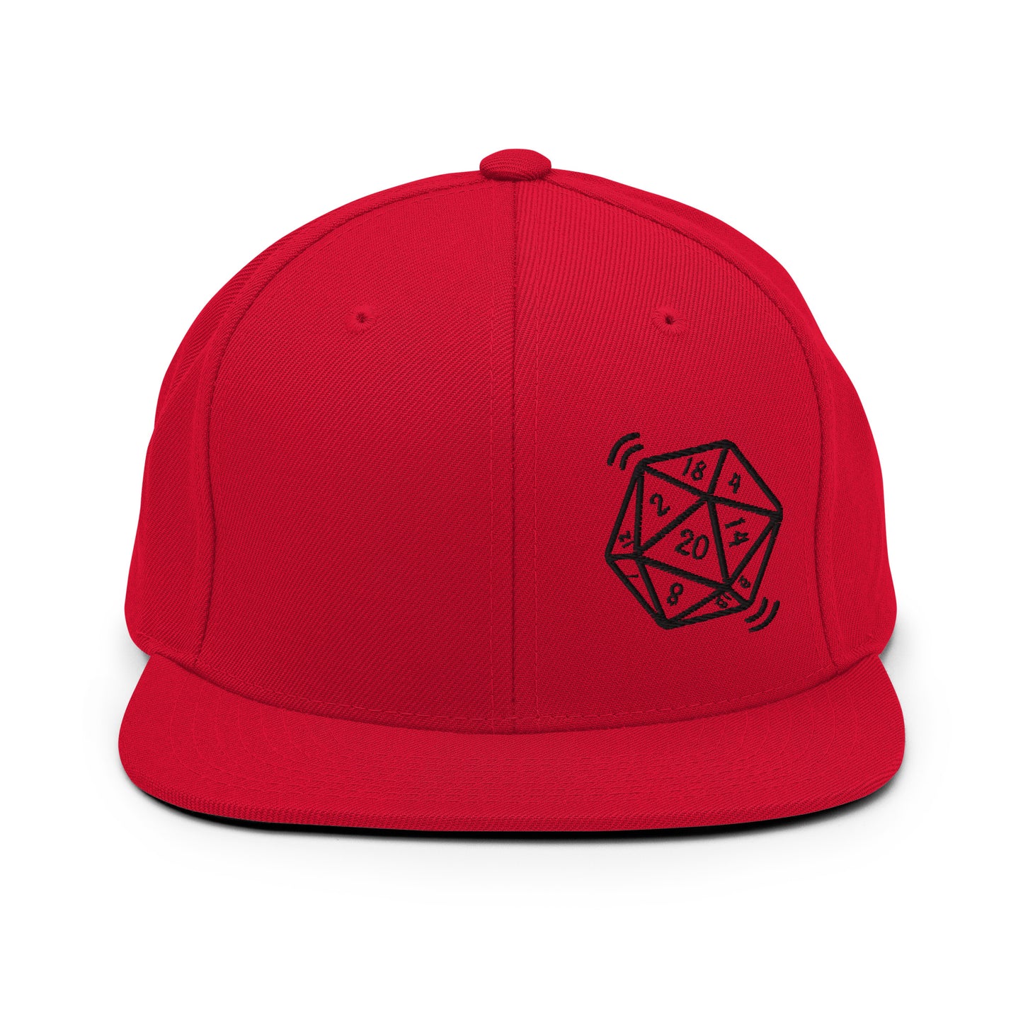 Nat D20 Tabletop Gaming Snapback Hat (Light)