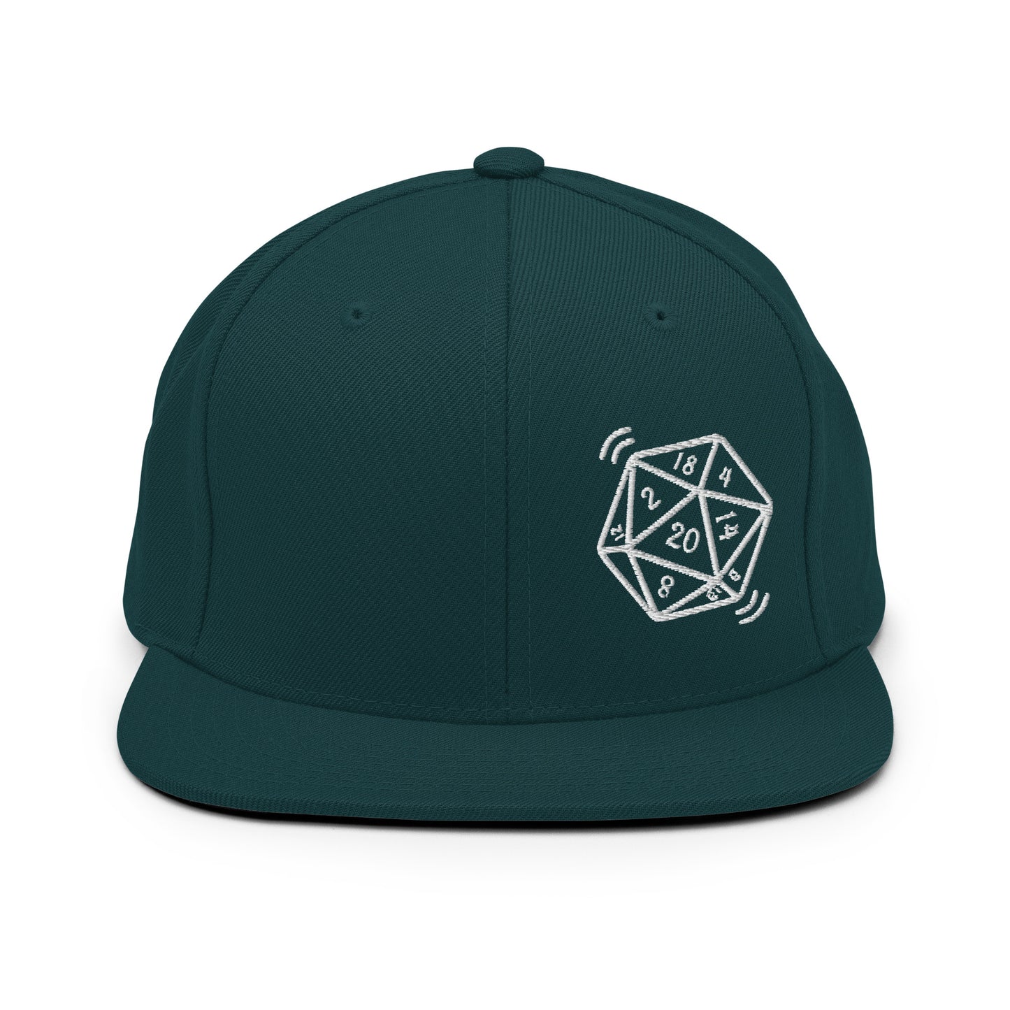 Nat D20 Tabletop Gaming Snapback Hat