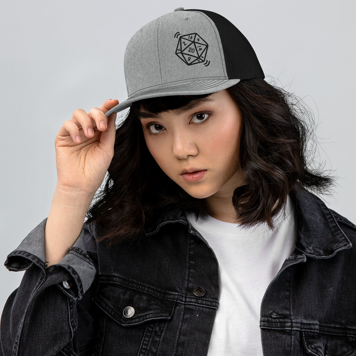 Nat D20 Tabletop Gaming Trucker Cap (Light)
