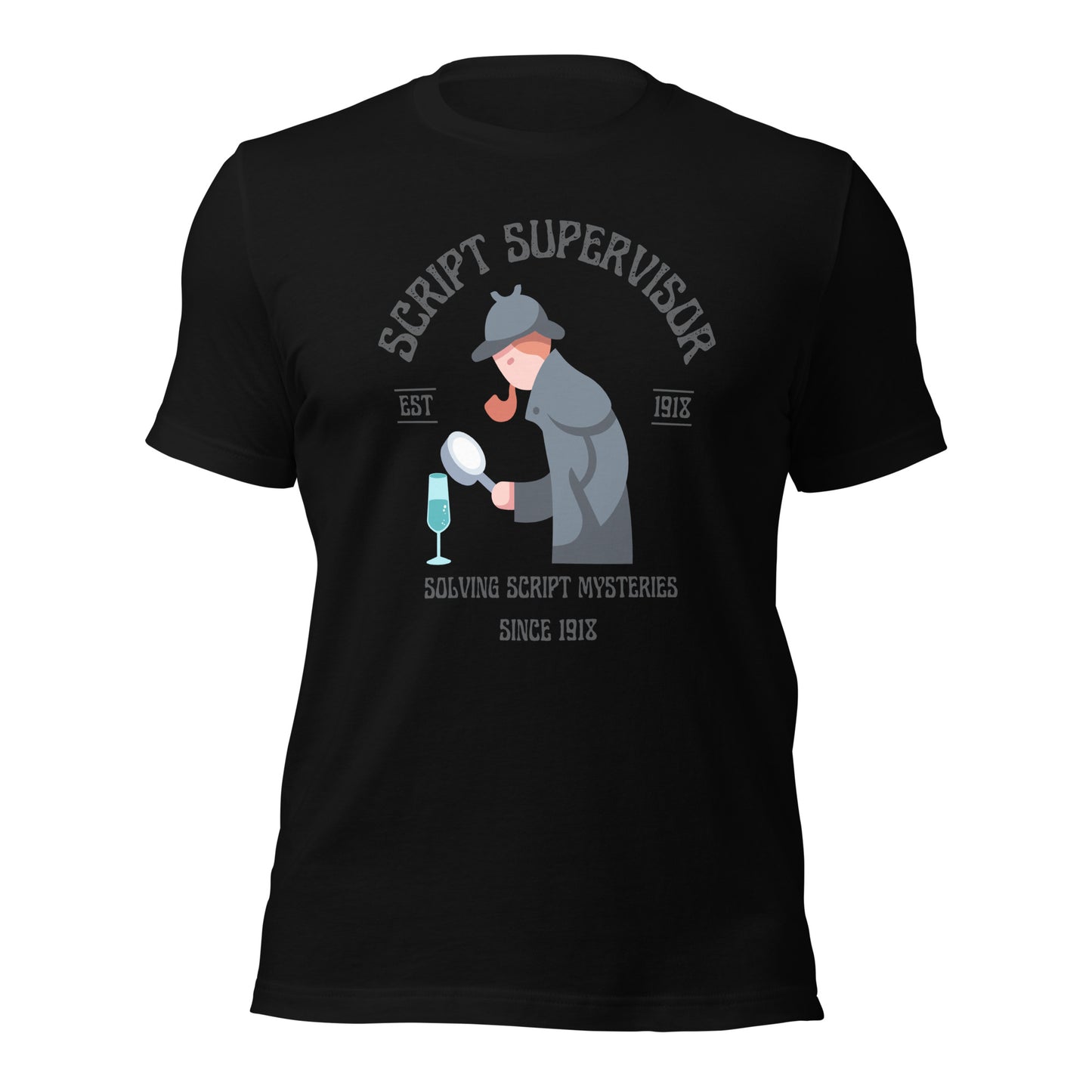 Script Supervisor Solving Mysteries T-shirt (Female)