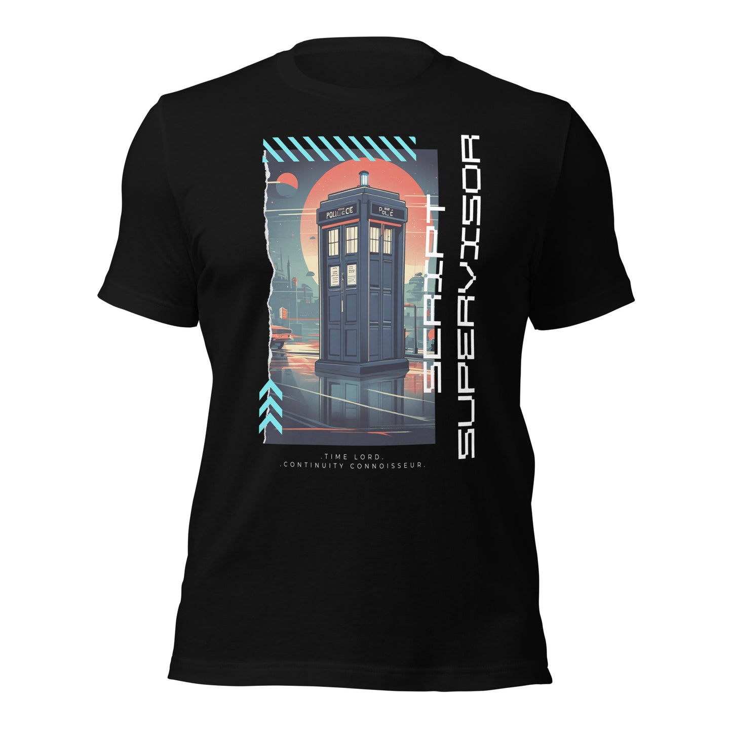 Time Lord, Police Box Script Supervisor T-shirt