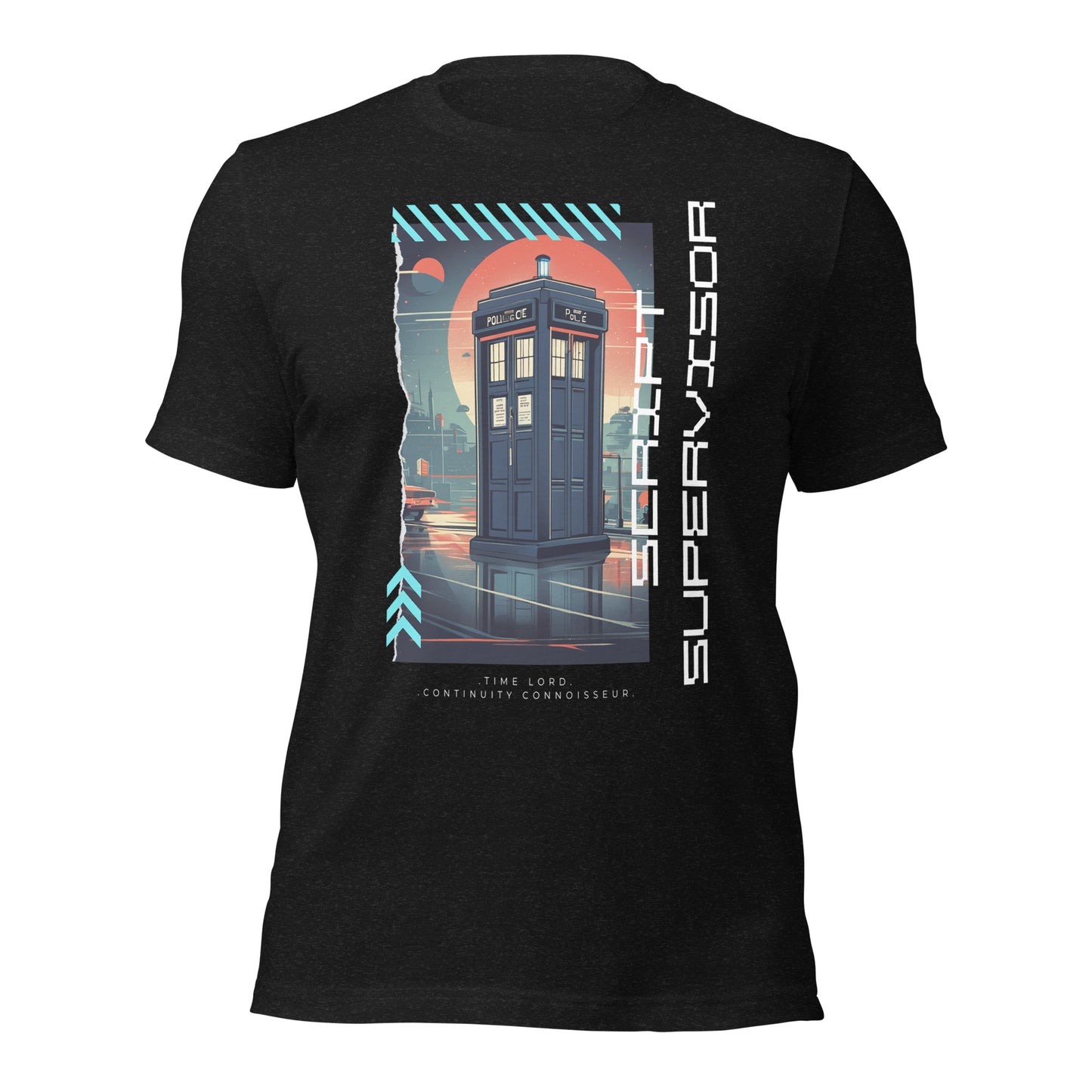 Time Lord, Police Box Script Supervisor T-shirt