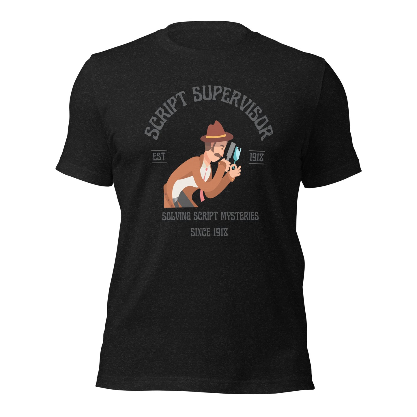 Script Supervisor Solving Mysteries T-shirt (Male)