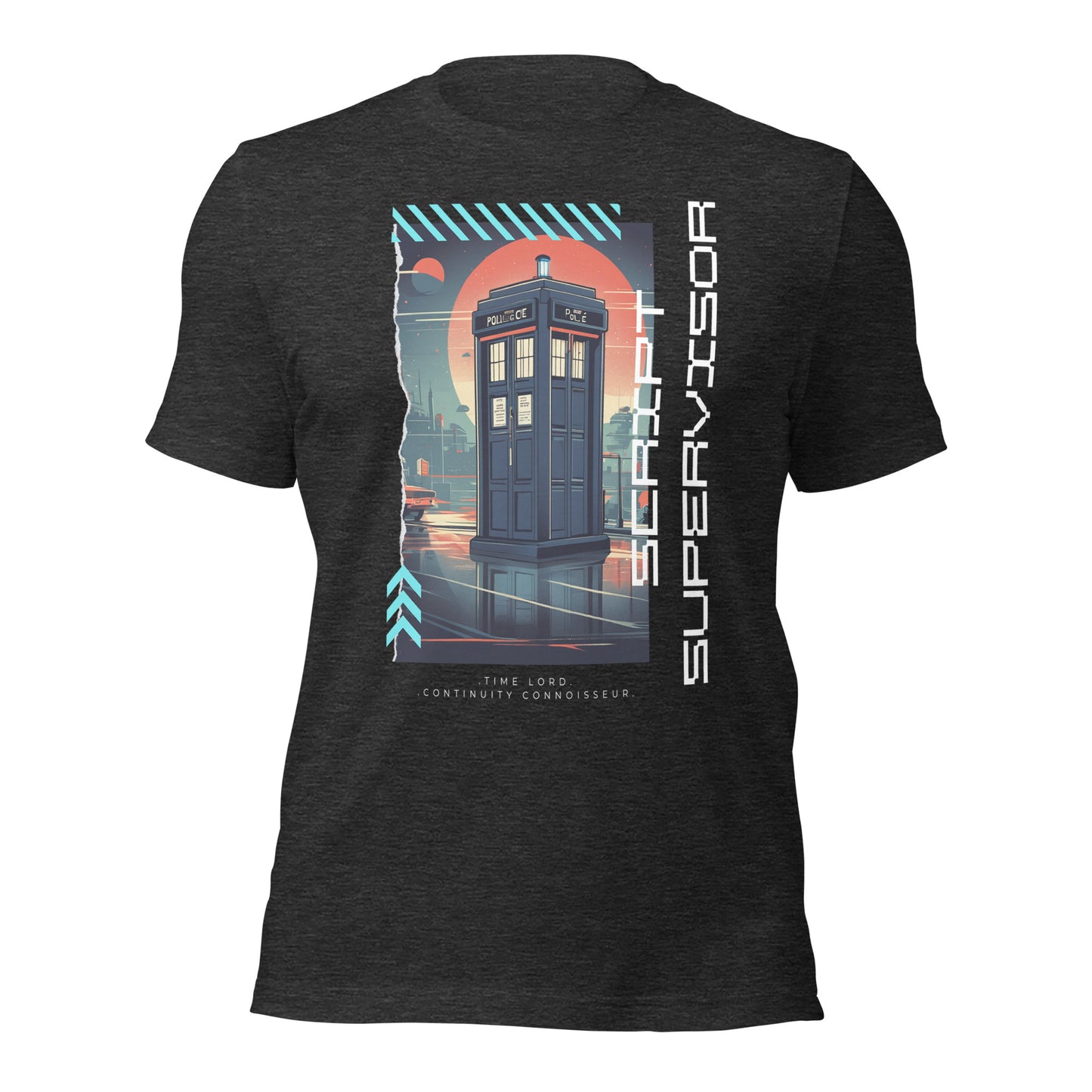 Time Lord, Police Box Script Supervisor T-shirt