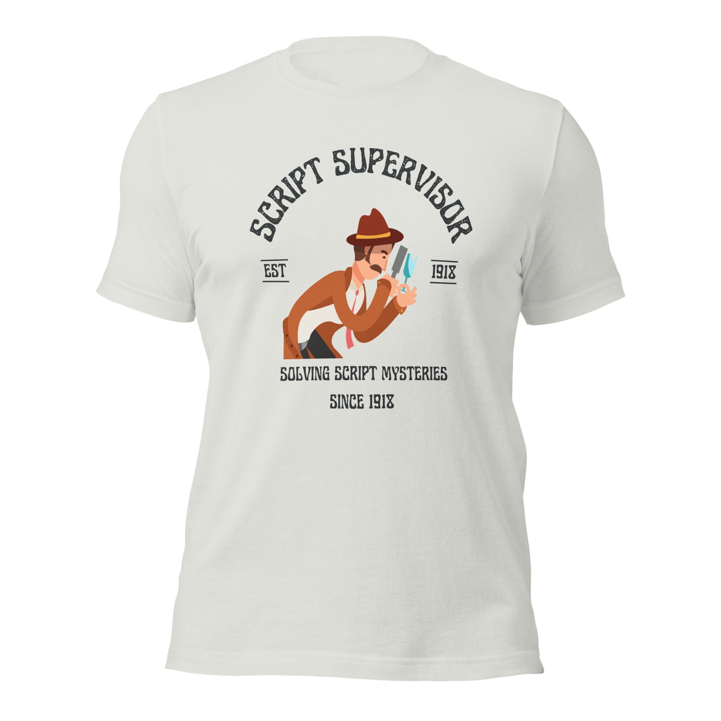 Script Supervisor Solving Mysteries T-shirt (Male)