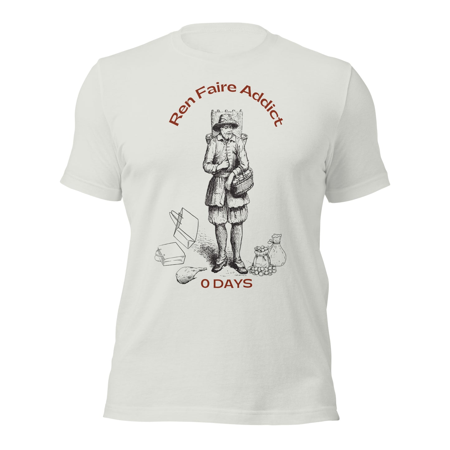 Ren Faire Addict T-shirt (Light), funny Renaissance Festival Tee