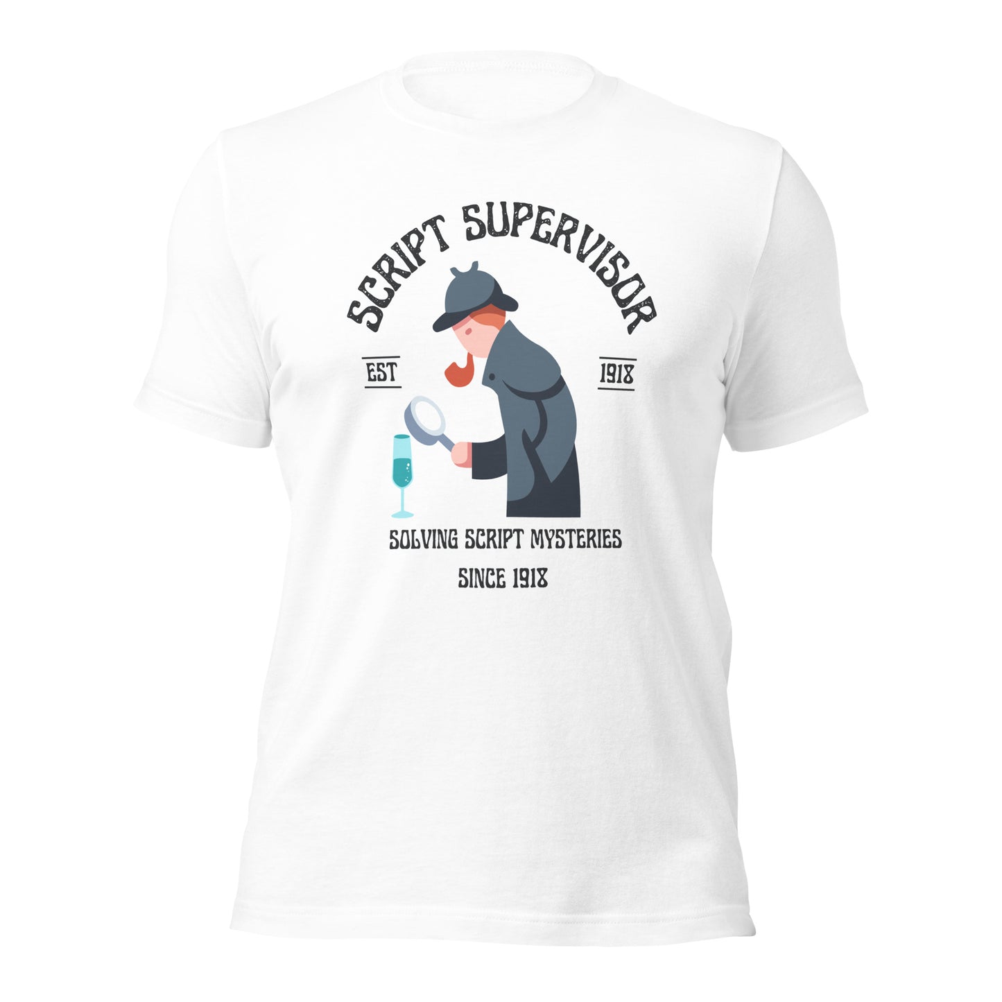 Script Supervisor Solving Mysteries T-shirt (Female)