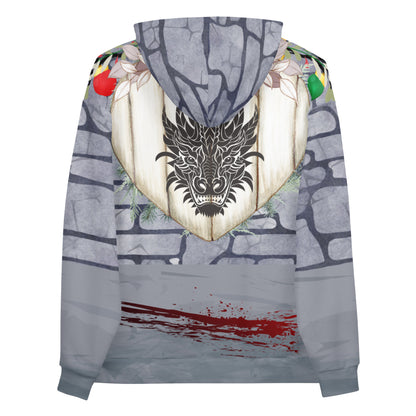 Deck the Dungeons Ugly Holiday Tabletop Gaming Hoodie