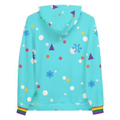 Holi-Queers Ugly Holiday Pride Hoodie