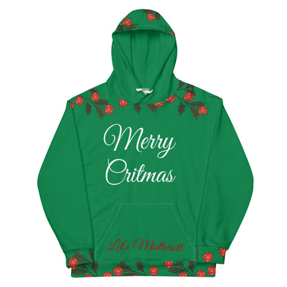 Merry Critmas Ugly Holiday Tabletop Hoodie