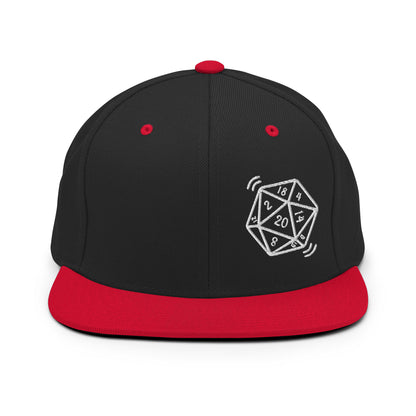 Nat D20 Tabletop Gaming Snapback Hat