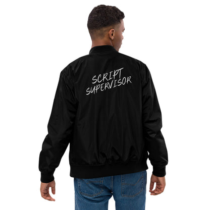 Script Supervisor 50s Style recycled bomber jacket