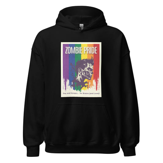 Gay Pride Flag Zombie Halloween Hoodie
