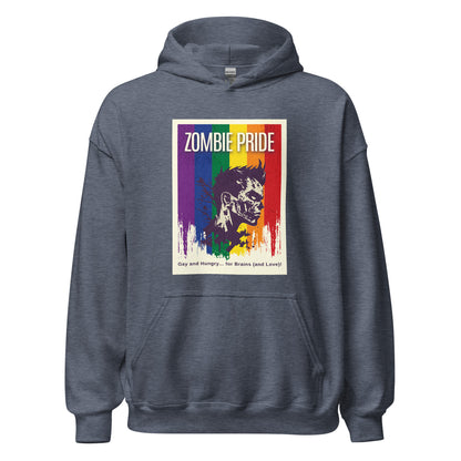Gay Pride Flag Zombie Halloween Hoodie