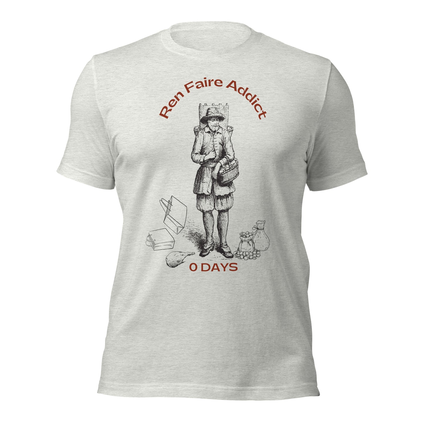Ren Faire Addict T-shirt (Light), funny Renaissance Festival Tee