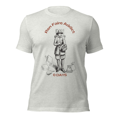 Ren Faire Addict T-shirt (Light), funny Renaissance Festival Tee