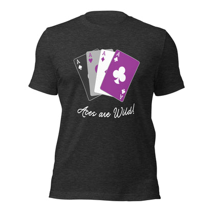 Aces are Wild Asexual Pride T-shirt