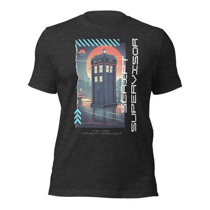 Time Lord, Police Box Script Supervisor T-shirt