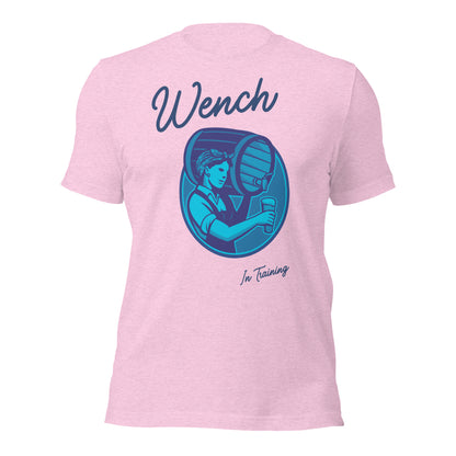 Wench In-Training funny Renaissance Festival T-shirt (Blue)
