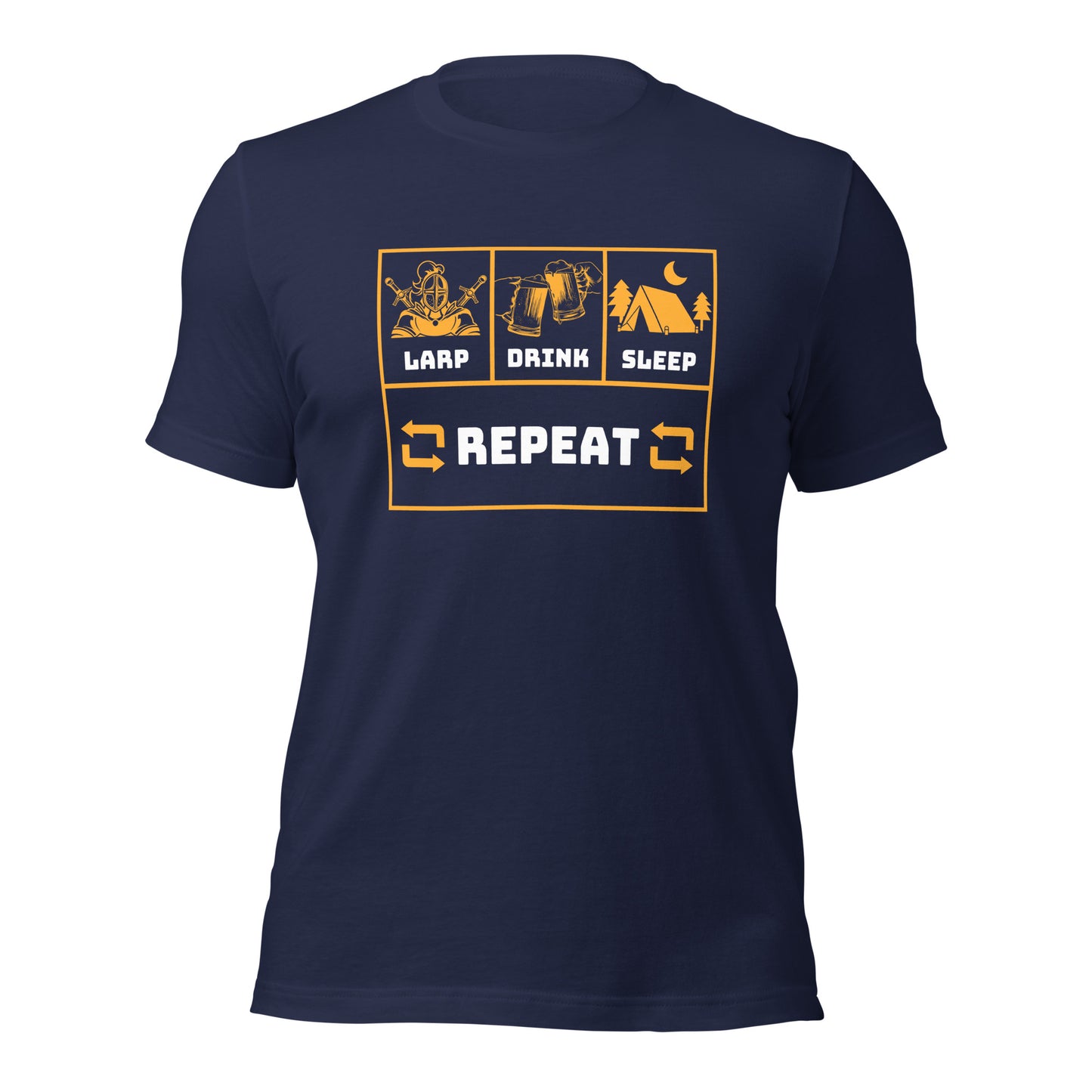 LARP, Drink, Sleep, Repeat T-Shirt