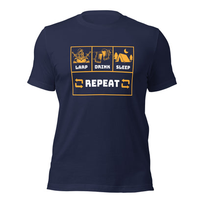 LARP, Drink, Sleep, Repeat T-Shirt