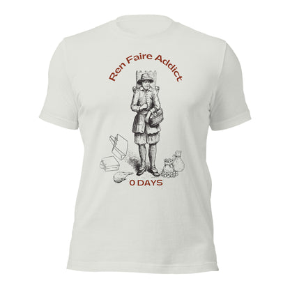 Ren Faire Addict T-shirt (Light), funny Renaissance Festival Tee